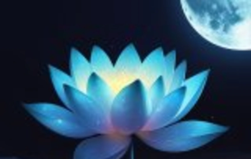 Portada de loto luz de luna